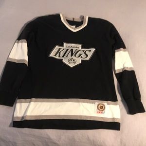 CCM LA Kings embroidered crewneck sweatshirt